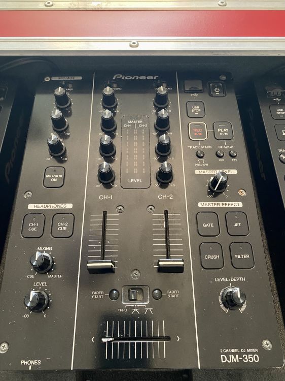 COPPIA DI CDJ 350 + MIXER DJM 350 + FLYCASE - Imagen2