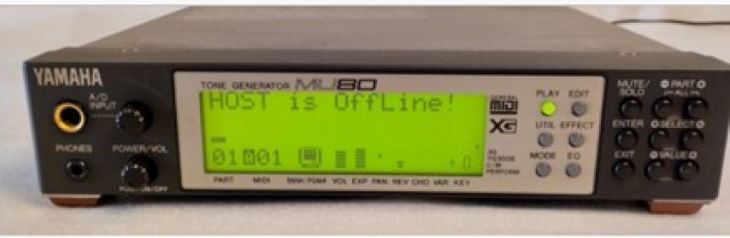 YAMAHA  MU80 ( MODULE SAMPLER ) - Image4