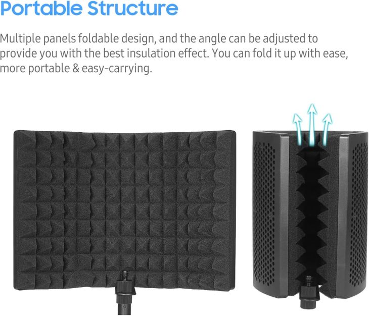 Pantalla de aislamiento de micrófono con esponja - Image6