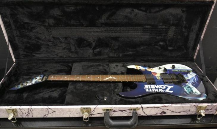 Guitarra Eléctrica ESP LTD KH White Zombie - Imagen2