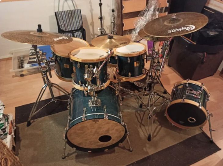 Drum kit Yamaha Maple Custom Absolute como nueva - Imagen por defecto