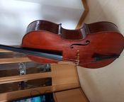 Old high-quality cello including bow and case
 - Image