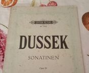 Libro de partituras DUSSEK, Sonatinen Opus 20. - Imagen