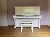 Vendo pianoforte Yamaha bianco u3 ricondizionato - Image