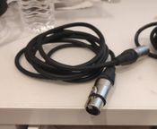 Tres cables XLR - Imagen