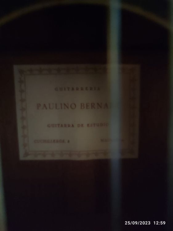 Guitarra de Estudio Paulino Bernabé - Immagine4