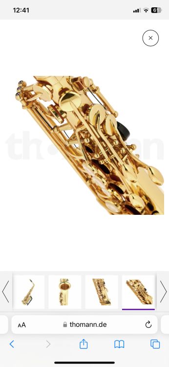 Vendo saxofón algo thomann TAS-180 - Bild4