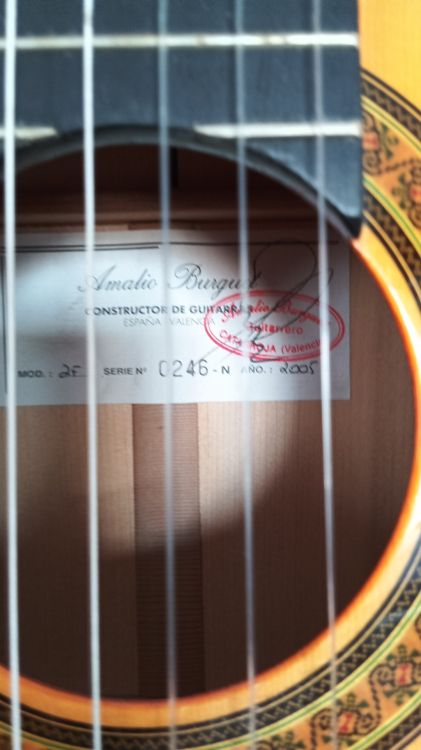 Guitarra Amalio bruguet - Imagen por defecto