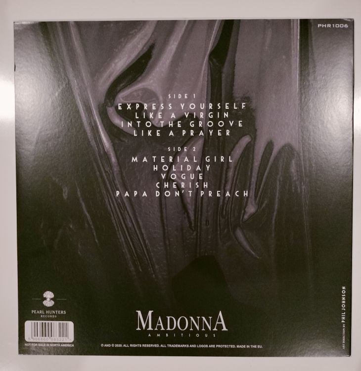 Vinilo transparente 12' Madonna Ambitious - Image2