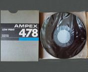 Bobines Ampex 478 Low Print, ruban 1/4 pouce
 - Image