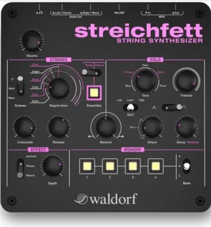 Vendo Roland TR8S, Waldorff Streichfet y teclado A - Imagen por defecto