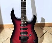 Charvel CDS-055-SSH, 1992 MIJ - Purple/Black Burst - Imagen