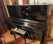 Pianoforte Verticale Yamaha U3H colore nero - Immagine