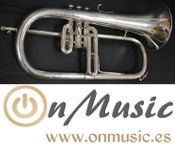 Couesnon silver plated flugelhorn in perfect condition
 - Image