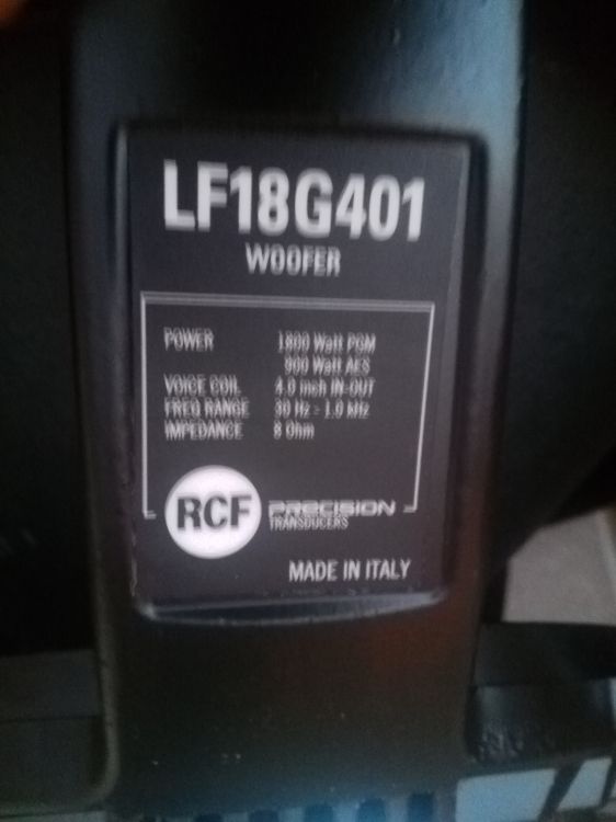 RCF LF18G401 - Immagine2