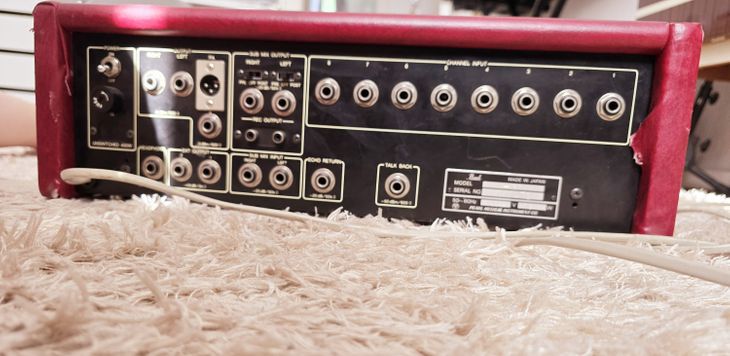 PEARL Portable Mixing Console Model M-80 Vintage - Imagen5
