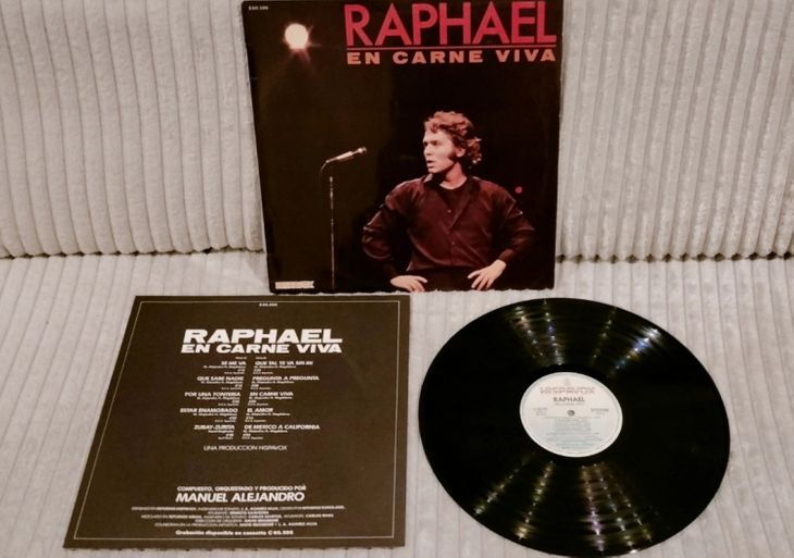 Vinilo Rafael Album 12" Raphael En Carne Viva - Imagen por defecto