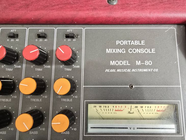 PEARL Portable Mixing Console Model M-80 Vintage - Imagen3