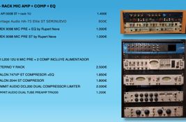 Rack previos de micro, EQ, Compresores - Bild