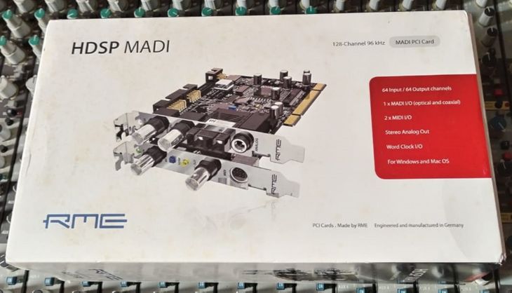 Scheda audio professionale RME HDSP MADI Hammerfal - Imagen por defecto