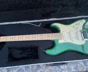 G&L legacy green electric guitar
 - Image
