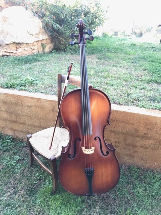 VIOLONCELO CORINA 4/4 AJUSTADO PRACTICAMENTE NUEVO - Imagen por defecto