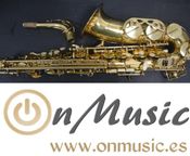 Saxofon Alto Mib Menphis lacado COMO NUEVO - Imagen