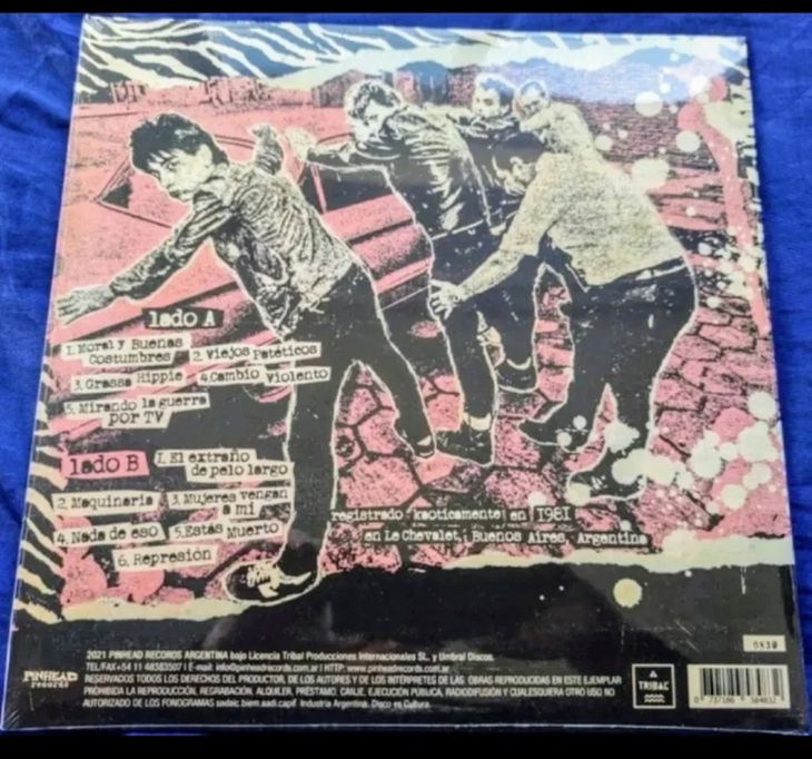 Los Violadores Represión En Vivo 1981 LP Punk - Image5