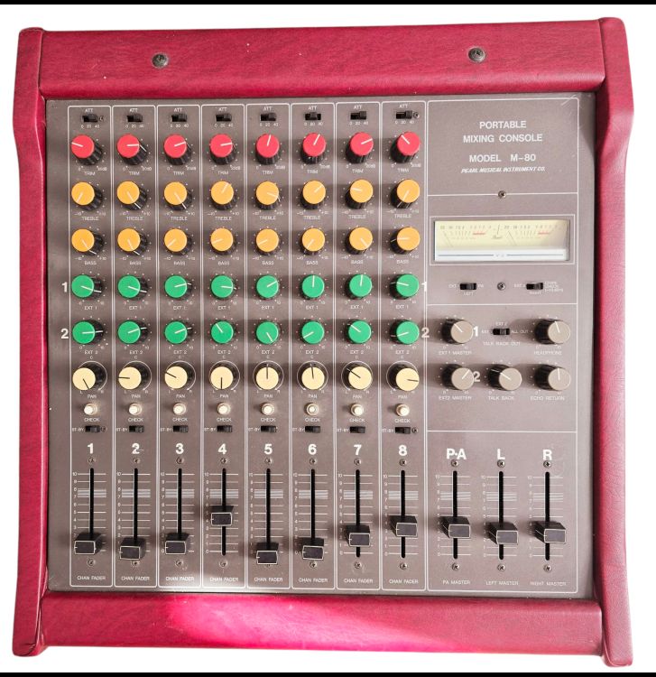 PEARL Portable Mixing Console Model M-80 Vintage - Imagen por defecto