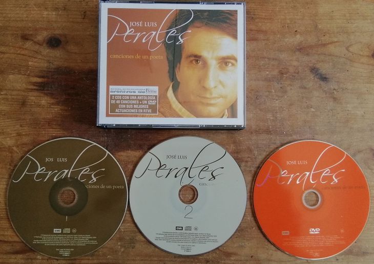 2 CD y 1 DVD JOSÉ LUIS PERALES - Imagen por defecto