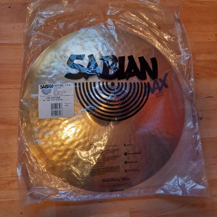 SABIAN AAX Thin Ride 20" - Imagen4