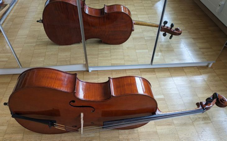 Ca. 100 Jahre altes Cello (Markneukirchen) - Imagen por defecto