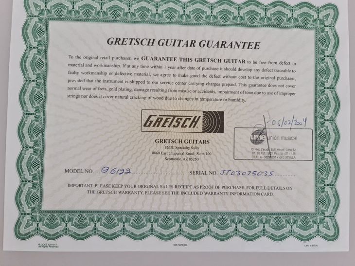 Guitarra Gretsch y Amplificador vál Hughes&Kettner - Imagen6