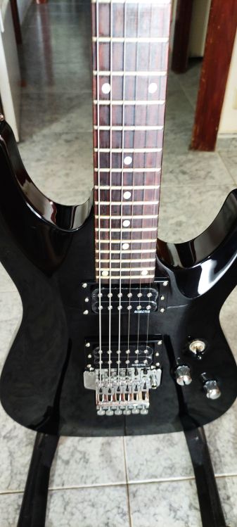 Guitarra electrica Schecter Omen 6 FR-BLK - Imagen2