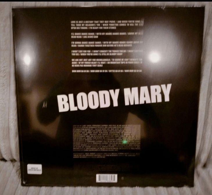 Lady Gaga vinilo bloody Mary, efecto luminiscente - Imagen por defecto
