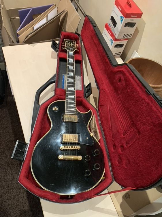 Gibson 1957 Les Paul Custom 2PU ULA Ebony - Imagen por defecto
