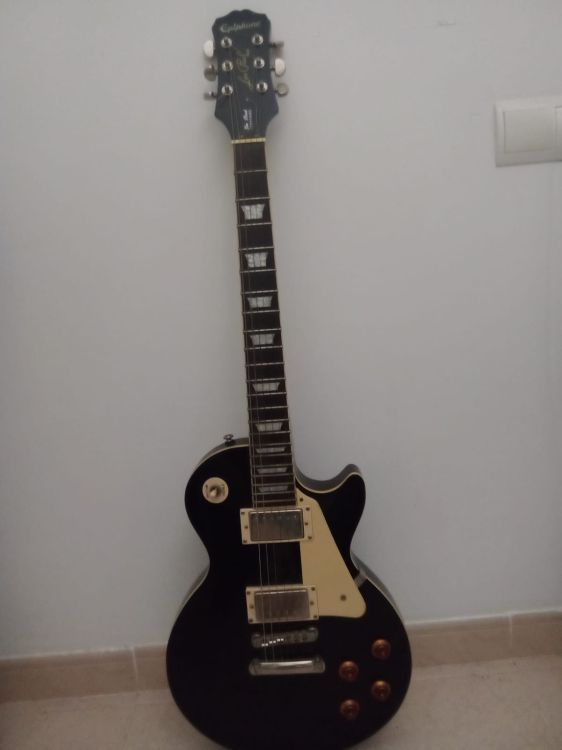 Epiphone Les Paul Standard Classic Ebony + Funda - Imagen por defecto