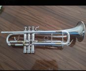 Trompeta B&S plata maciza - Imagen