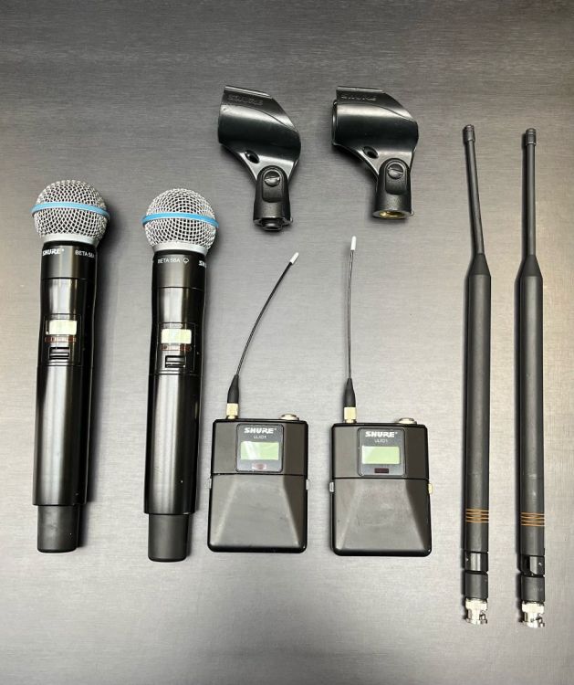 Shure ULXD4D -02x ULXD1 -02x ULXD2 mit SM58a - Imagen por defecto