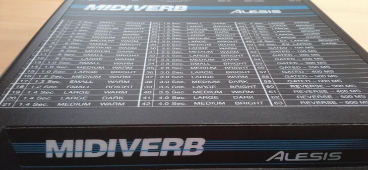 Alesis Midiverb Desktop Reverb Unit - Bild2