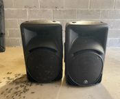 Pair of Mackie SRM 450 speakers
 - Image