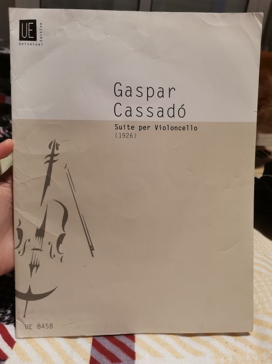 Suite para cello solo G. Cassadó - Imagen por defecto