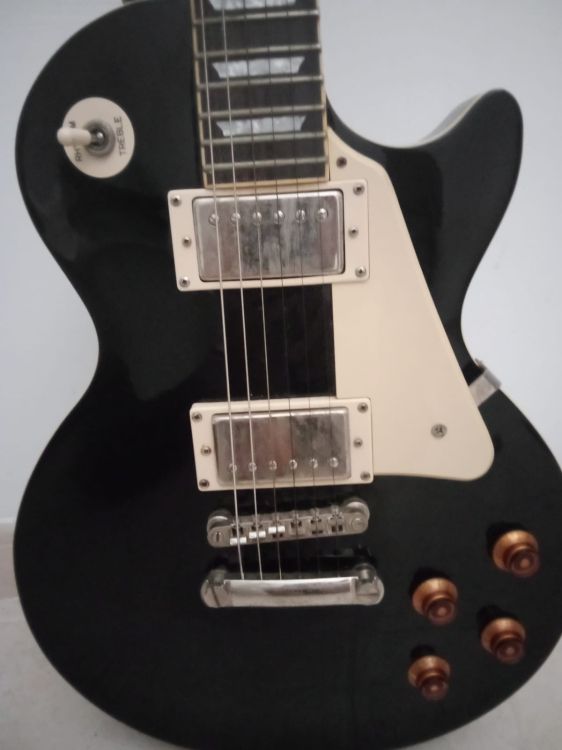 Epiphone Les Paul Standard Classic Ebony + Funda - Imagen5