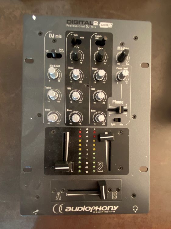 Audiophony DIGITAL-2, Mixer DJ Compact - Immagine2