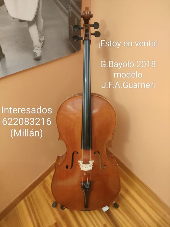 Cello profesional. Sonido fantástic. G.Bayolo 2018 - Imagen por defecto