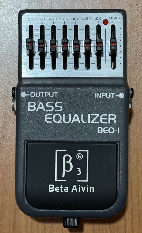 Beta Aivin BEQ-1 Bass Equalizer Effetto a pedale - Immagine2