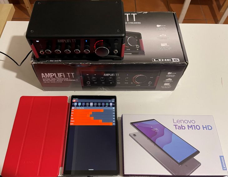 LINE 6 AMPLIFi TT + Lenovo Tab M10 HD - Immagine3