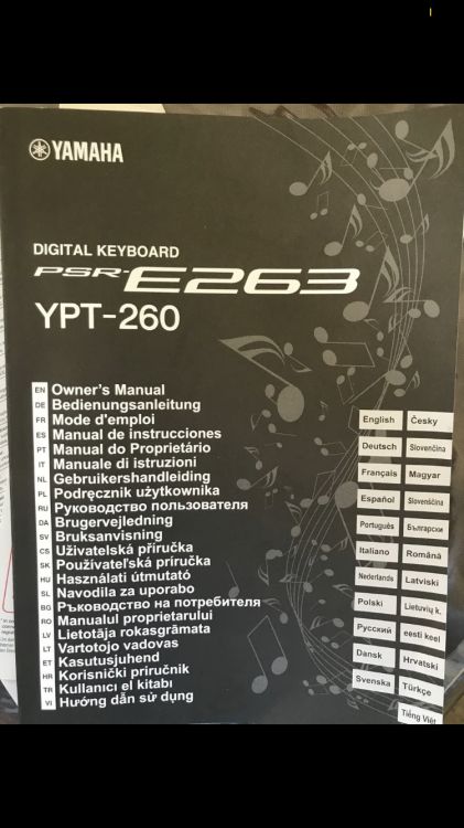 Teclado Yamaha YPT-260 - Imagen4