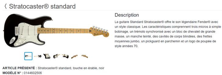 Stratocaster Fender standard 2016 - Bild5