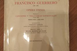 Francisco Guerrero. Canciones y Villanescas - Imagen